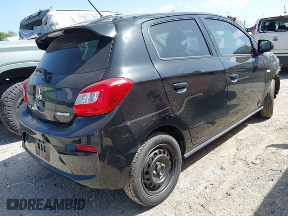 2017 Mitsubishi Mirage ES with VIN ML32A3HJ5HH004341, listed as a IAAI auction lot 42532574 with 157,491 mi miles and . Bid and sale history available at DreamBid. Image 4.