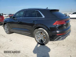 2021 Audi Q8 Premium Plus z VIN WA1EVAF14MD012478, wystawiony jako Copart lot #87071414 z przebiegiem 47 721 mil mil oraz Szkody całkowita. Historia ofert i sprzedaży dostępna na DreamBid. Obrazek 2.
