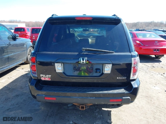 2007 Honda Pilot EX-L with VIN 5FNYF18787B029637, listed as a IAAI auction lot 41816373 with 305,036 mi miles. Bid and sale history available at carsss.com. Image 16.