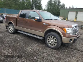 2012 Ford F-150 XL with VIN 1FTFW1ETXCKD55803, listed as a Copart auction lot 49683115 with 99,112 mi miles and Salvage Title. Bid and sale history available at carsss.com. Image 4.