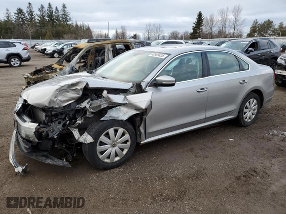 2013 Volkswagen Passat SEL Premium with VIN 1VWCH7A36DC118918, listed as a Copart auction lot 48909425 with 239,213 mi miles and Salvage Title. Bid and sale history available at carsss.com. Image 1.
