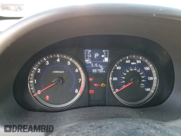 2015 Hyundai Accent GLS with VIN KMHCT4AE6FU801065, listed as a Copart auction lot 66916013 with 88,798 mi miles. Bid and sale history available at carsss.com. Image 9.