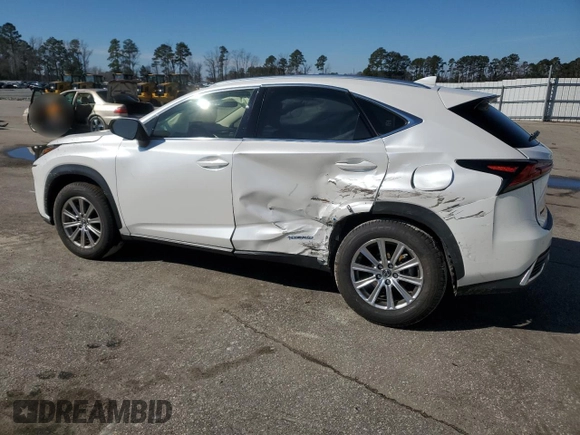 2021 Lexus NX with VIN JTJDJRDZ6M5015183, listed as a Copart auction lot 45123335 with 37,511 mi miles and Salvage Title. Bid and sale history available at carsss.com. Image 2.