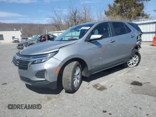 2024 Chevrolet Equinox LT with VIN 3GNAXUEGXRL338591, listed as a Copart auction lot 50362395 with 19,798 mi miles and Salvage Title. Bid and sale history available at carsss.com. Image 1.