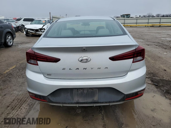 2019 Hyundai Elantra SE with VIN 5NPD74LF2KH474218, listed as a Copart auction lot 43427075 with 101,681 mi miles and Salvage Title. Bid and sale history available at DreamBid. Image 6.