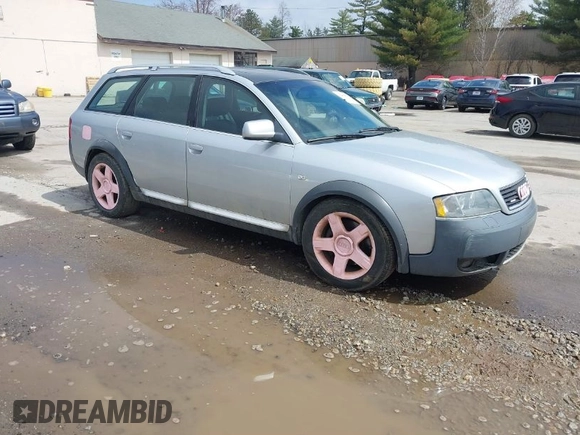 2004 Audi allroad A6 V8 with VIN WA1YD64B24N017052, listed as a IAAI auction lot 42085824 with 151,368 mi miles and . Bid and sale history available at DreamBid. Image 1.