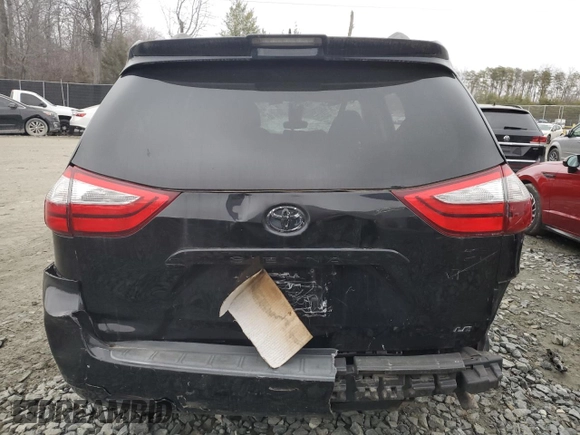 2018 Toyota Sienna LE Auto Access Seat with VIN 5TDKZ3DC1JS914700, listed as a Copart auction lot 85239834 with 107,426 mi miles and Salvage title. Bid and sale history available at DreamBid. Image 6.