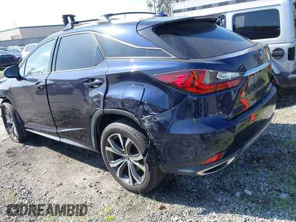 2022 Lexus RX with VIN 2T2HZMAA1NC226807, listed as a IAAI auction lot 41371826 with 38,073 mi miles. Bid and sale history available at carsss.com. Image 3.