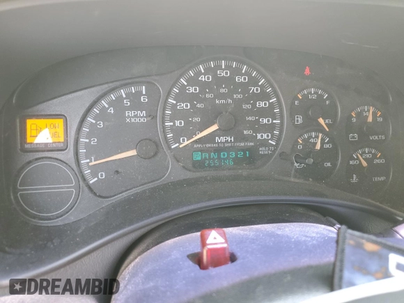 2002 Chevrolet Suburban LT with VIN 1GNFK16ZX2J297539, listed as a Copart auction lot 62850715 with 255,146 mi miles and Clean title. Bid and sale history available at DreamBid. Image 9.