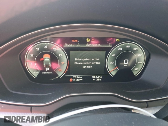 2025 Audi Q5 S line Premium z VIN WA1GAAFY0S2020331, wystawiony jako Copart lot #45718875 z przebiegiem 7314 mil mil oraz Tytuł czysty. Historia ofert i sprzedaży dostępna na DreamBid. Obrazek 9.