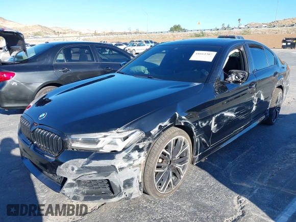 2021 BMW 5 Series 530e with VIN WBA13AG09MCF52172, listed as a IAAI auction lot 41664307 with 72,454 mi miles and . Bid and sale history available at carsss.com. Image 6.