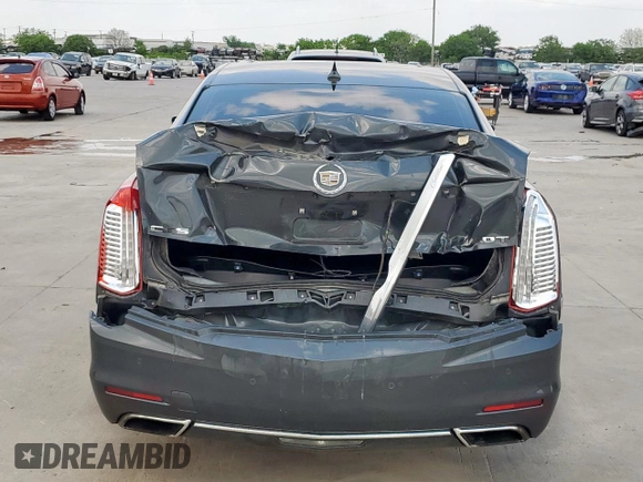 2014 Cadillac CTS Luxury RWD with VIN 1G6AR5SX3E0125747, listed as a Copart auction lot 53171085 with 136,395 mi miles and Salvage Title. Bid and sale history available at carsss.com. Image 6.