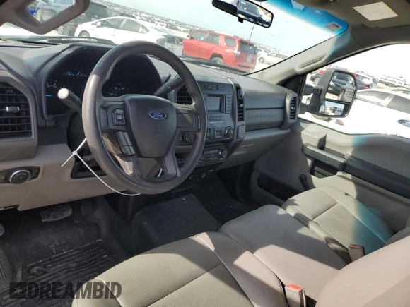 2018 Ford Super Duty F-250 SRW XL with VIN 1FDBF2B60JEC06830, listed as a Copart auction lot 84163034 with 123,540 mi miles and Salvage Title. Bid and sale history available at carsss.com. Image 8.