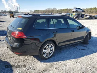 2016 Volkswagen Golf SportWagen TSI S with VIN 3VWC17AU4GM523501, listed as a Copart auction lot 41684845 with 108,466 mi miles and Salvage Title. Bid and sale history available at carsss.com. Image 3.