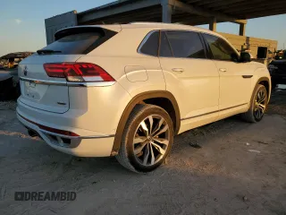 2023 Volkswagen Atlas SEL Premium R-Line with VIN 1V2FE2CA9PC228100, listed as a Copart auction lot 42774795 with 6,944 mi miles and Salvage title. Bid and sale history available at DreamBid. Image 3.