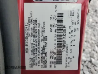 2010 Ford Fusion SE with VIN 3FAHP0HA1AR328739, listed as a Copart auction lot 50304535 with 130,210 mi miles and Salvage Title. Bid and sale history available at DreamBid. Image 12.