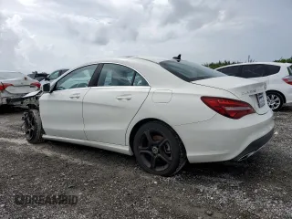 2018 Mercedes-Benz CLA 250 with VIN WDDSJ4EB5JN608095, listed as a Copart auction lot 63348445 with 47,691 mi miles and Non repairable. Bid and sale history available at DreamBid. Image 2.