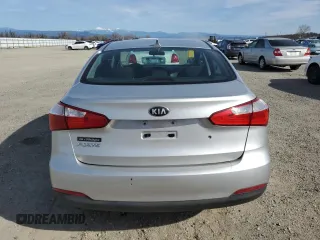 2014 Kia Forte LX with VIN KNAFK4A6XE5056016, listed as a Copart auction lot 47137775 with 128,742 mi miles and Salvage Title. Bid and sale history available at carsss.com. Image 6.