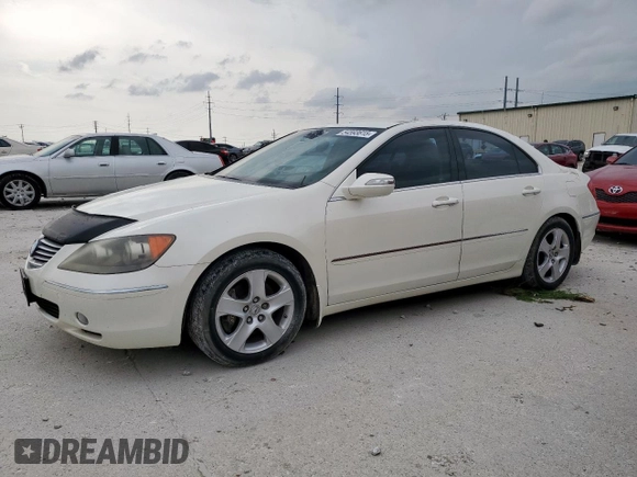 2006 Acura RL with VIN JH4KB16596C010835, listed as a Copart auction lot 54593615 with 253,575 mi miles and Salvage Title. Bid and sale history available at DreamBid. Image 1.