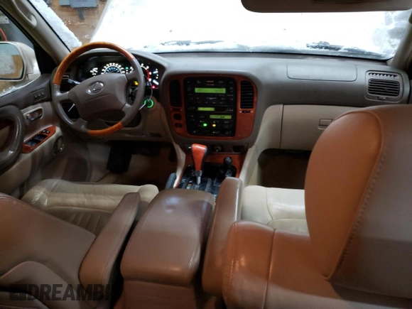 2001 Lexus LX 470 z VIN JTJHT00W213507042, wystawiony jako Copart lot #84236804 z przebiegiem 179 706 mil mil oraz Tytuł czysty. Historia ofert i sprzedaży dostępna na DreamBid. Obrazek 8.