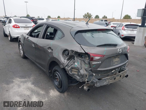 2015 Mazda 3 i Touring with VIN JM1BM1L7XF1261134, listed as a IAAI auction lot 42164554 with 130,570 mi miles and . Bid and sale history available at DreamBid. Image 3.