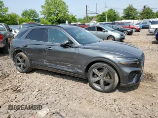 2024 Genesis GV70 Sport with VIN 5NMMCDTC4RH016527, listed as a Copart auction lot 59707955 with 16,545 mi miles and Salvage title. Bid and sale history available at DreamBid. Image 4.