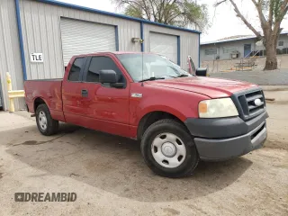 2008 Ford F-150 STX with VIN 1FTRX12W68FB98439, listed as a Copart auction lot 53005505 with 190,752 mi miles and Salvage title. Bid and sale history available at DreamBid. Image 4.