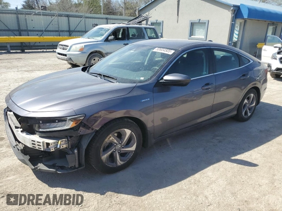 2020 Honda Insight EX with VIN 19XZE4F55LE010909, listed as a Copart auction lot 50604505 with 167,046 mi miles and Salvage Title. Bid and sale history available at DreamBid. Image 1.