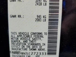 2020 Nissan Altima S z VIN 1N4BL4BV2LC272333, wystawiony jako Copart lot #54218625 z przebiegiem 101 930 mil mil oraz Szkoda całkowita • Salvage title. Historia ofert i sprzedaży dostępna na DreamBid. Obrazek 12.