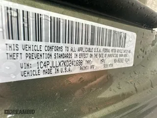 2019 Jeep Cherokee Altitude with VIN 1C4PJLLX7KD241698, listed as a Copart auction lot 47963515 with 82,901 mi miles and Clean Title. Bid and sale history available at carsss.com. Image 10.