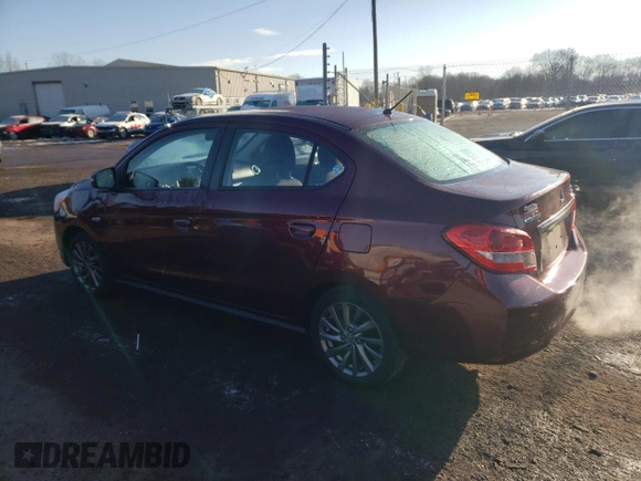 2019 Mitsubishi Mirage SE z VIN ML32F4FJ9KHF03387, wystawiony jako Copart lot #86245134 z przebiegiem 49 235 mil mil oraz Szkoda całkowita • Salvage title. Historia ofert i sprzedaży dostępna na DreamBid. Obrazek 2.