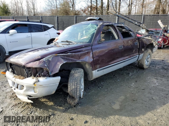 2004 Dodge Dakota SLT with VIN 1D7HL48K34S736938, listed as a Copart auction lot 85283154 with Not Provided miles and Salvage Title. Bid and sale history available at DreamBid. Image 1.