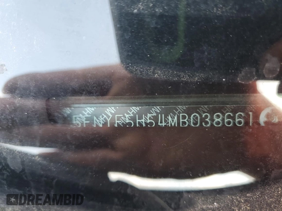 2021 Honda Pilot EX-L z VIN 5FNYF5H54MB038661, wystawiony jako Copart lot #55385035 z przebiegiem 56 686 mil mil oraz Szkoda całkowita • Salvage title. Historia ofert i sprzedaży dostępna na DreamBid. Obrazek 14.