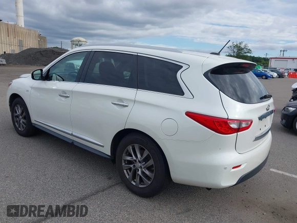 2015 Infiniti QX60 with VIN 5N1AL0MM3FC540132, listed as a IAAI auction lot 42760442 with 197,075 mi miles and . Bid and sale history available at DreamBid. Image 3.