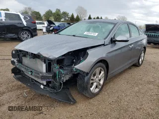 2018 Hyundai Sonata SEL with VIN 5NPE34AF3JH632650, listed as a Copart auction lot 54049745 with 96,756 mi miles and Salvage Title. Bid and sale history available at DreamBid. Image 1.