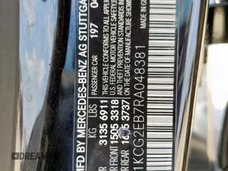 2024 Mercedes-Benz EQS 450 z VIN W1KCG2EB7RA048381, wystawiony jako Copart lot #55484415 z przebiegiem Nie podano mil oraz Szkoda całkowita • Salvage title. Historia ofert i sprzedaży dostępna na DreamBid. Obrazek 13.