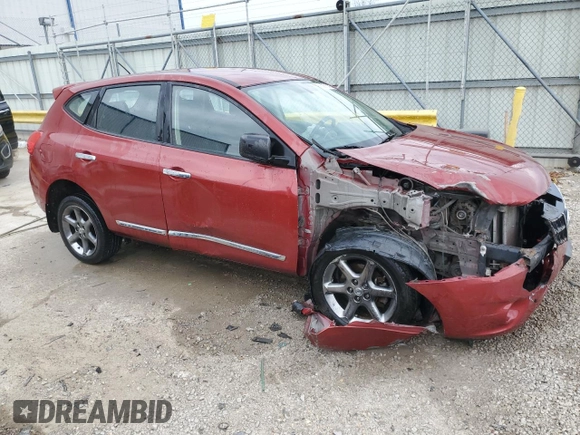 2011 Nissan Rogue SV with VIN JN8AS5MT5BW164798, listed as a Copart auction lot 50915835 with 192,308 mi miles and Salvage Title. Bid and sale history available at carsss.com. Image 4.