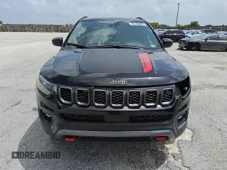 2024 Jeep Compass Trailhawk с VIN 3C4NJDDNXRT137107, выставлен на аукционе Copart как лот 62807515 с пробегом 29 695 миль миль и Чистый • Clean title. История ставок и продаж доступна на DreamBid. Изображение 5.