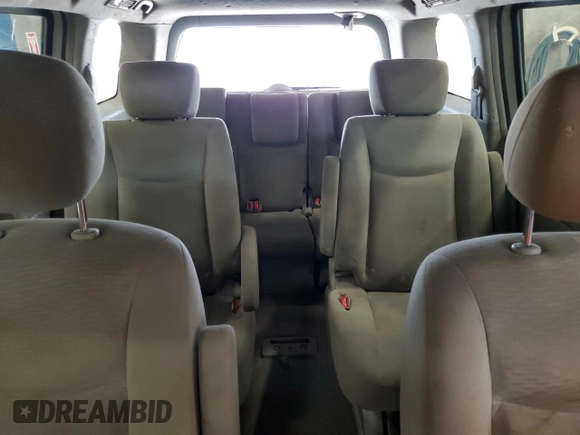 2013 Nissan Quest LE with VIN JN8AE2KP3D9071176, listed as a Copart auction lot 52512385 with 0 mi miles and Clean Title. Bid and sale history available at carsss.com. Image 10.