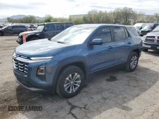 2025 Chevrolet Equinox FWD LT with VIN 3GNAXHEG4SL242811, listed as a Copart auction lot 59028155 with 1,861 mi miles and Salvage title. Bid and sale history available at DreamBid. Image 1.