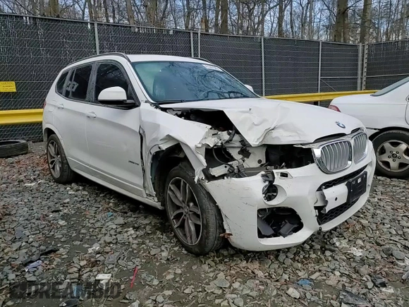 2017 BMW X3 xDrive35i with VIN 5UXWX7C56H0U39977, listed as a Copart auction lot 41337845 with 119,286 mi miles and Salvage Title. Bid and sale history available at DreamBid. Image 12.
