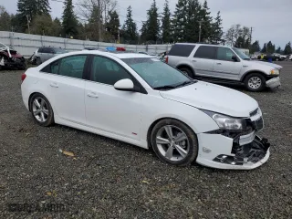 2014 Chevrolet Cruze 2LT with VIN 1G1PF5SB0E7209366, listed as a Copart auction lot 86144614 with 129,206 mi miles and Salvage Title. Bid and sale history available at carsss.com. Image 4.