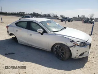 2018 Mazda 3 Touring with VIN 3MZBN1V34JM173759, listed as a Copart auction lot 47112545 with Not Provided miles and Salvage Title. Bid and sale history available at DreamBid. Image 4.