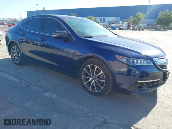 2015 Acura TLX Advance z VIN 19UUB2F78FA007732, wystawiony jako IAAI lot #41759033 z przebiegiem 85 701 mil mil oraz . Historia ofert i sprzedaży dostępna na DreamBid. Obrazek 1.