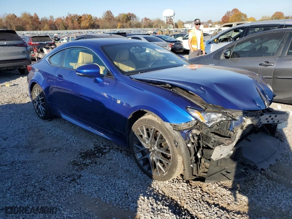 2015 Lexus RC 350 with VIN JTHSE5BC7F5000165, listed as a Copart auction lot 77470704 with 126,525 mi miles and Salvage Title. Bid and sale history available at carsss.com. Image 4.