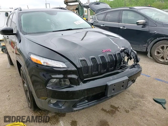 2018 Jeep Cherokee Latitude with VIN 1C4PJLCBXJD577610, listed as a Copart auction lot 55740775 with 120,776 mi miles and Salvage title. Bid and sale history available at DreamBid. Image 14.