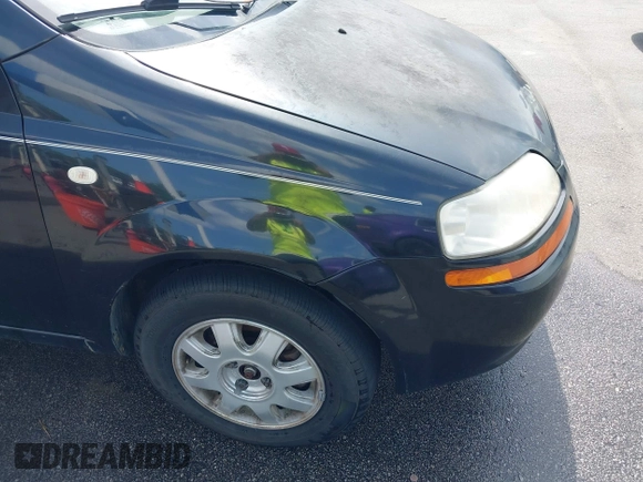 2005 Chevrolet Aveo LS with VIN KL1TD52685B481277, listed as a IAAI auction lot 42165358 with 247,940 mi miles and . Bid and sale history available at DreamBid. Image 12.