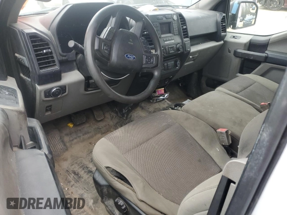 2018 Ford F-150 XL with VIN 1FTEX1C56JKE81831, listed as a Copart auction lot 46578855 with 60,577 mi miles and Salvage Title. Bid and sale history available at carsss.com. Image 8.