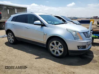 2015 Cadillac SRX Performance Collection with VIN 3GYFNCE37FS585204, listed as a Copart auction lot 59966935 with 50,781 mi miles and Salvage title. Bid and sale history available at DreamBid. Image 4.