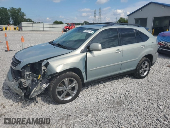 2006 Lexus RX 400h with VIN JTJHW31UX60016328, listed as a Copart auction lot 66898155 with 109,710 mi miles and Salvage title. Bid and sale history available at DreamBid. Image 1.